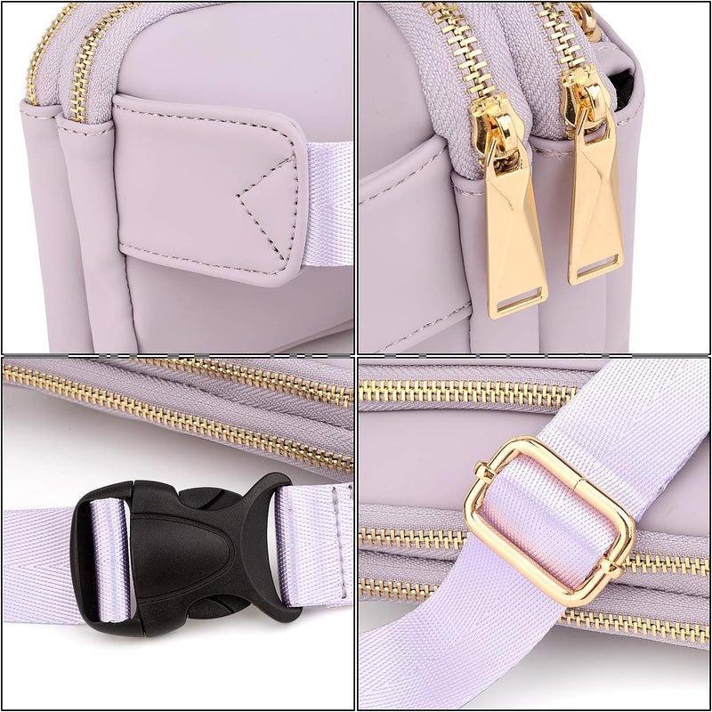 UTO Fanny Pack for Women Crossbody Trendy Fashion Belt Purse Chest Waist Hip Bumbag for Outdoor Shopping Travel Hiking - Image 4